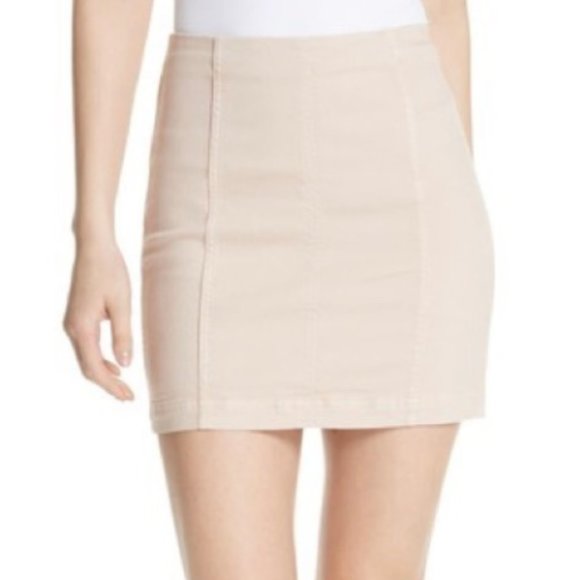 Free People Dresses & Skirts - Free People I Cream Cord Femme Mini Skirt Size 2